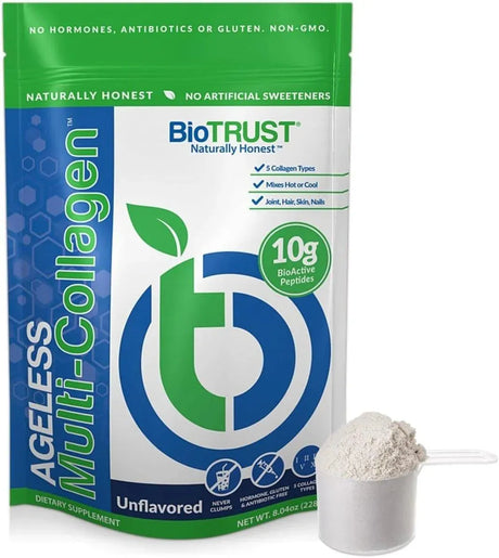 BIOTRUST - BioTrust Ageless Multi Collagen Peptides Powder Unflavored 228Gr. - The Red Vitamin MX - Suplementos Alimenticios - {{ shop.shopifyCountryName }}