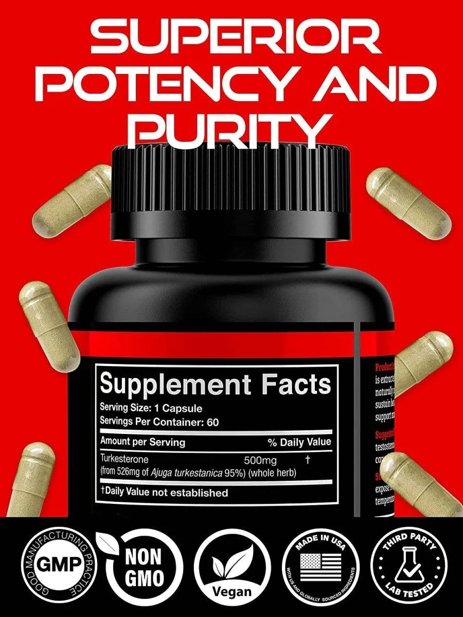 BLACK FOREST - Black Forest Turkesterone Supplement 500Mg. 60 Capsulas - The Red Vitamin MX - Suplementos Alimenticios - {{ shop.shopifyCountryName }}