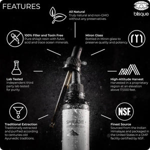 BLISQUE - Blisque Himalayan Shilajit Resin Mineral Drops 60Ml. - The Red Vitamin MX - Suplementos Alimenticios - {{ shop.shopifyCountryName }}