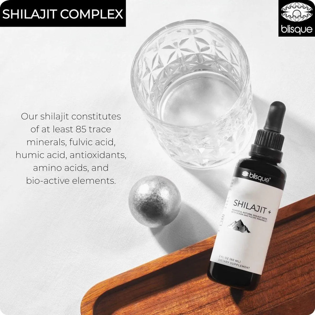 BLISQUE - Blisque Himalayan Shilajit Resin Mineral Drops 60Ml. - The Red Vitamin MX - Suplementos Alimenticios - {{ shop.shopifyCountryName }}