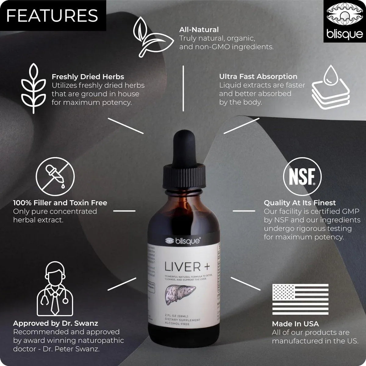 BLISQUE - Blisque Liver Complex Drops 59Ml. - The Red Vitamin MX - Suplementos Alimenticios - {{ shop.shopifyCountryName }}