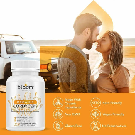 BLOOM NUTRITION - Bloom Health Cordyceps Mushroom 1000Mg. 250 Capsulas - The Red Vitamin MX - Suplementos Alimenticios - {{ shop.shopifyCountryName }}