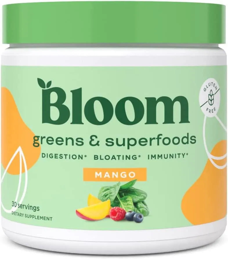 BLOOM NUTRITION - Bloom Nutrition Green Superfood | Super Greens Powder Juice & Smoothie Mix 30 Servicios - The Red Vitamin MX - Suplementos Alimenticios - {{ shop.shopifyCountryName }}