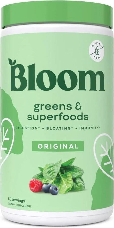 BLOOM NUTRITION - Bloom Nutrition Green Superfood | Super Greens Powder Juice & Smoothie Mix 60 Servicios - The Red Vitamin MX - Suplementos Alimenticios - {{ shop.shopifyCountryName }}