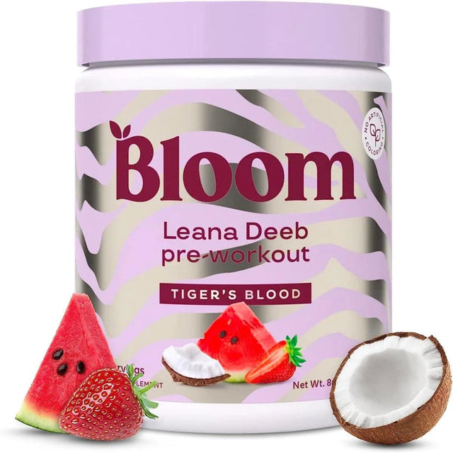 BLOOM NUTRITION - Bloom Nutrition Pre Workout Powder Tiger's Blood by Leana Deeb 30 Servicios - The Red Vitamin MX - Suplementos Alimenticios - {{ shop.shopifyCountryName }}