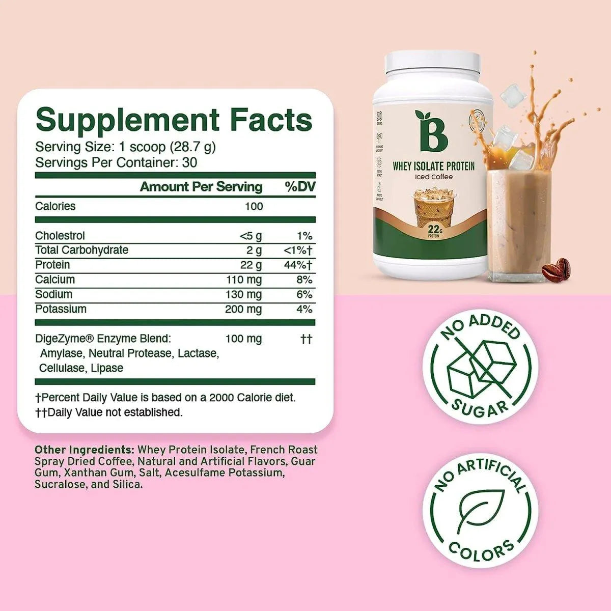 BLOOM NUTRITION - Bloom Nutrition Whey Isolate Protein Powder 30 Servicios - The Red Vitamin MX - Suplementos Alimenticios - {{ shop.shopifyCountryName }}