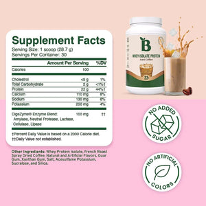 BLOOM NUTRITION - Bloom Nutrition Whey Isolate Protein Powder 30 Servicios - The Red Vitamin MX - Suplementos Alimenticios - {{ shop.shopifyCountryName }}