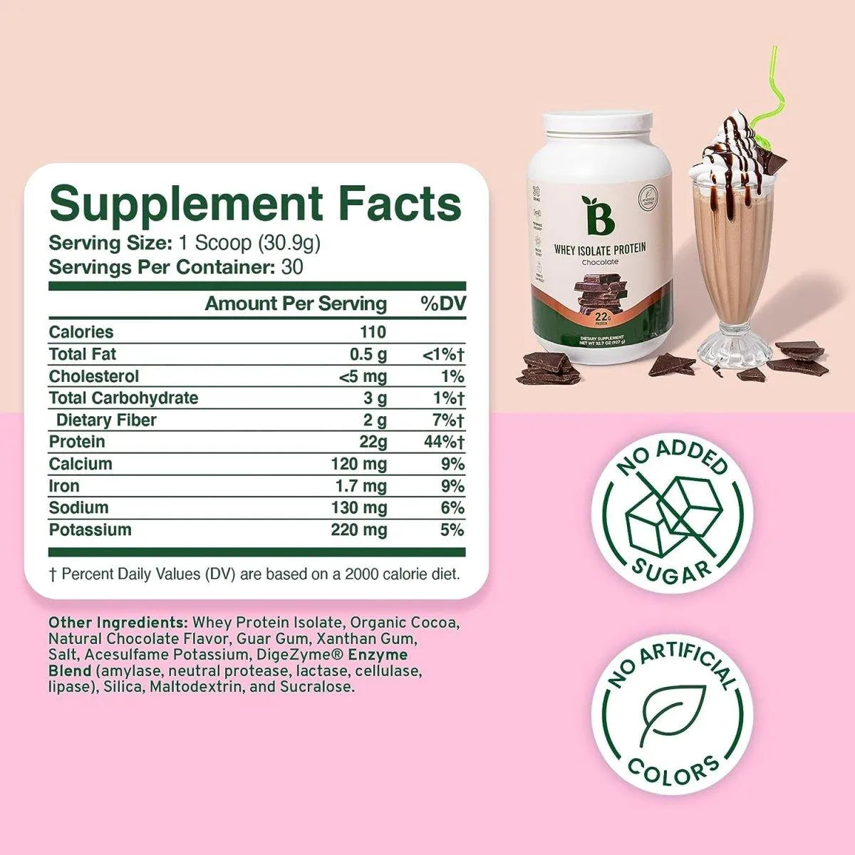 BLOOM NUTRITION - Bloom Nutrition Whey Isolate Protein Powder 30 Servicios - The Red Vitamin MX - Suplementos Alimenticios - {{ shop.shopifyCountryName }}