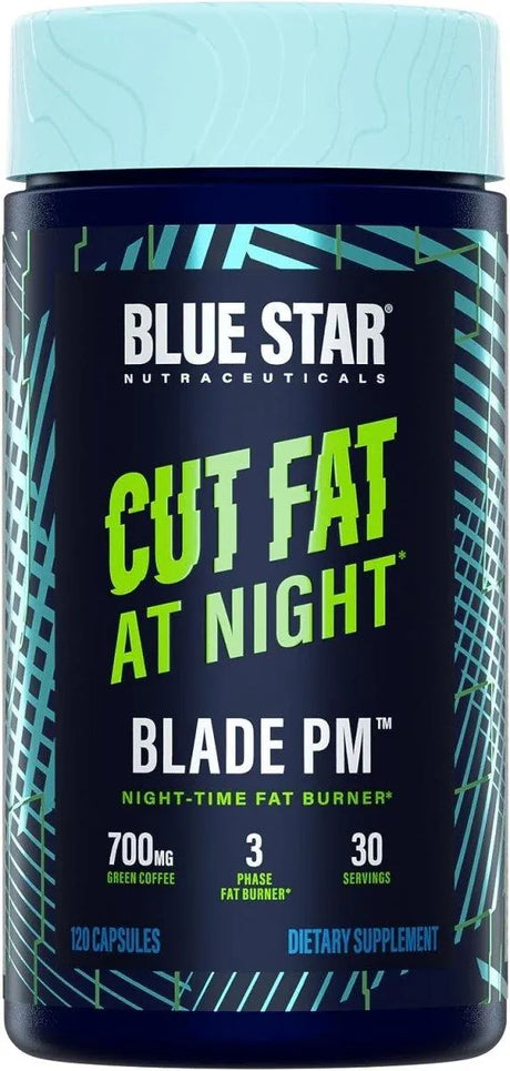 BLUE STAR NUTRACEUTICALS - Blue Star Nutraceuticals Blade PM Night Time Fat Burner 120 Capsulas - The Red Vitamin MX - Suplementos Alimenticios - {{ shop.shopifyCountryName }}