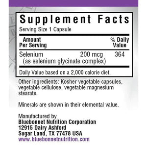 BLUEBONNET NUTRITION - BlueBonnet Albion Yeast-Free Selenium Glycinate 200mcg 90 Capsulas - The Red Vitamin MX - Suplementos Alimenticios - {{ shop.shopifyCountryName }}