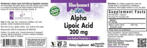 BLUEBONNET NUTRITION - Bluebonnet Alpha Lipoic Acid 200Mg. 60 Capsulas - The Red Vitamin MX - Suplementos Alimenticios - {{ shop.shopifyCountryName }}