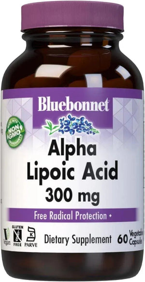 BLUEBONNET NUTRITION - BlueBonnet Alpha Lipoic Acid 300Mg. 60 Capsulas - The Red Vitamin MX - Suplementos Alimenticios - {{ shop.shopifyCountryName }}