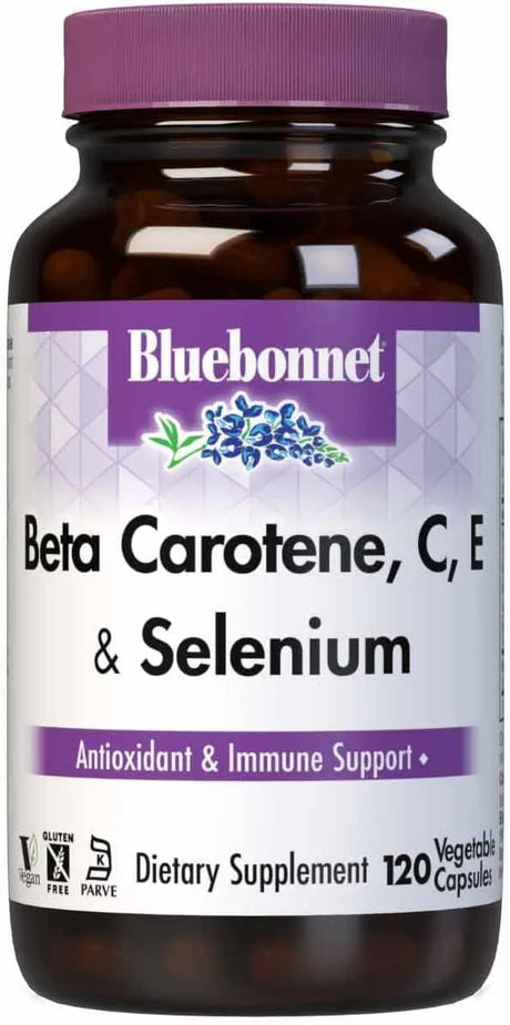 BLUEBONNET NUTRITION - BlueBonnet Beta Carotene C and E Plus Selenium 120 Capsulas - The Red Vitamin MX - Suplementos Alimenticios - {{ shop.shopifyCountryName }}