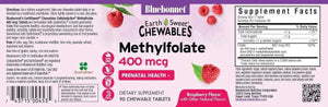 BLUEBONNET NUTRITION - Bluebonnet Earth Sweet Cellular Active Methylfolate 400mcg 90 Tabletas Masticables - The Red Vitamin MX - Suplementos Alimenticios - {{ shop.shopifyCountryName }}