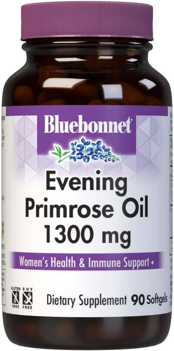 BLUEBONNET NUTRITION - BlueBonnet Evening Primrose Oil Softgels 1300Mg. 90 Capsulas Blandas - The Red Vitamin MX - Suplementos Alimenticios - {{ shop.shopifyCountryName }}