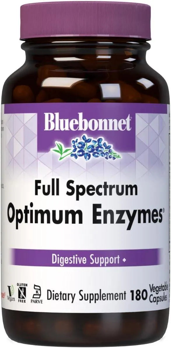 BLUEBONNET NUTRITION - Bluebonnet Full Spectrum Optimum Enzymes 180 Capsulas - The Red Vitamin MX - Suplementos Alimenticios - {{ shop.shopifyCountryName }}