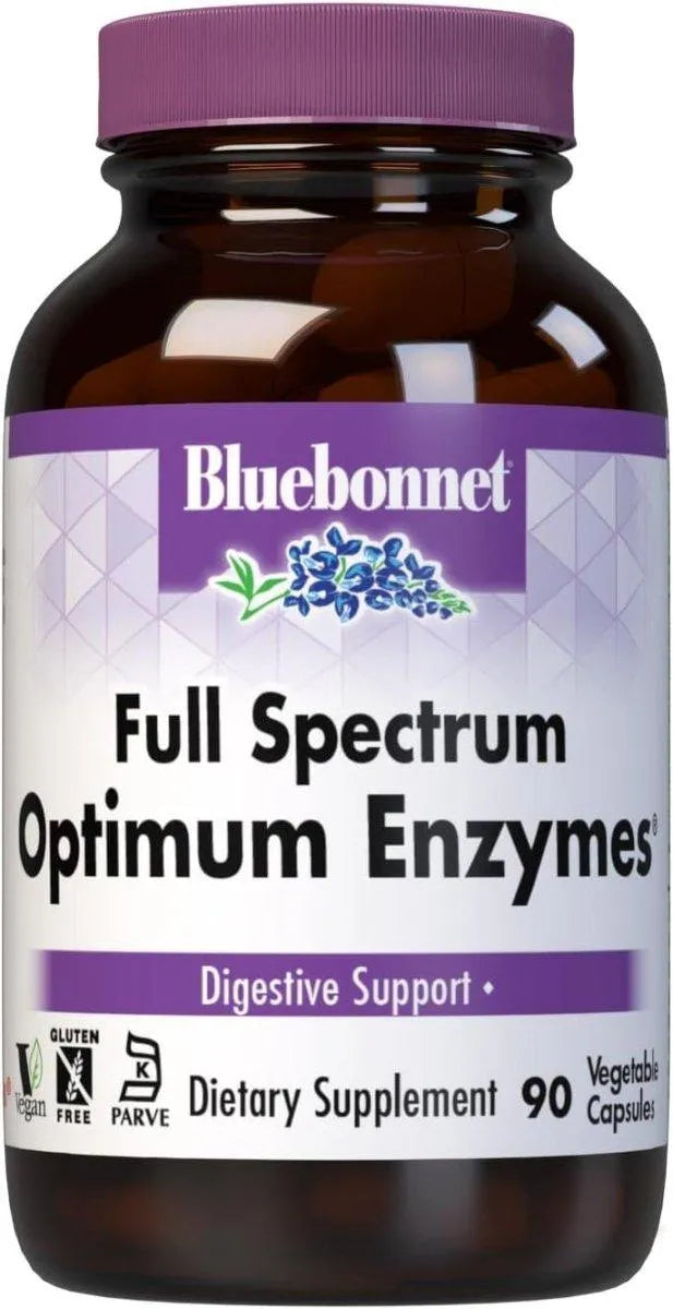 BLUEBONNET NUTRITION - BlueBonnet Full Spectrum Optimum Enzymes 90 Capsulas - The Red Vitamin MX - Suplementos Alimenticios - {{ shop.shopifyCountryName }}