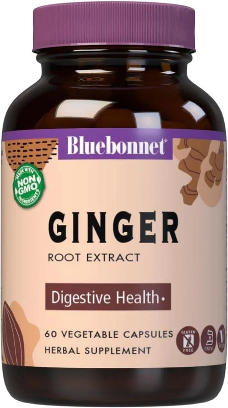 BLUEBONNET NUTRITION - BlueBonnet Ginger Root Extract 60 Capsulas - The Red Vitamin MX - Suplementos Alimenticios - {{ shop.shopifyCountryName }}