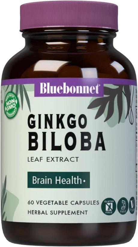 BLUEBONNET NUTRITION - BlueBonnet Ginkgo Biloba Leaf Extract Supplement 60 Capsulas - The Red Vitamin MX - Suplementos Alimenticios - {{ shop.shopifyCountryName }}