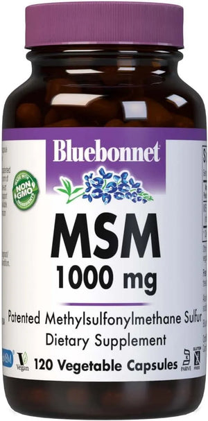 BLUEBONNET NUTRITION - BlueBonnet MSM 1000Mg. 120 Capsulas - The Red Vitamin MX - Suplementos Alimenticios - {{ shop.shopifyCountryName }}