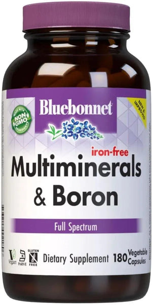 BLUEBONNET NUTRITION - BlueBonnet Multi Minerals Plus Boron 180 Capsulas - The Red Vitamin MX - Suplementos Alimenticios - {{ shop.shopifyCountryName }}
