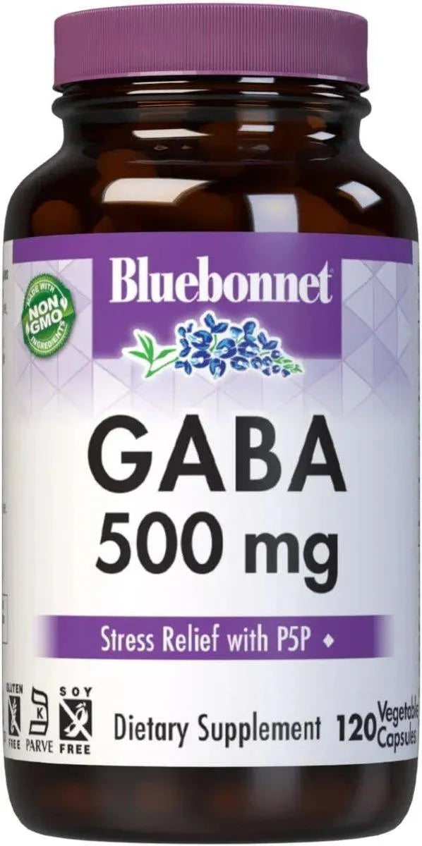 BLUEBONNET NUTRITION - Bluebonnet Nutrition GABA 500Mg. 120 Capsulas - The Red Vitamin MX - Suplementos Alimenticios - {{ shop.shopifyCountryName }}