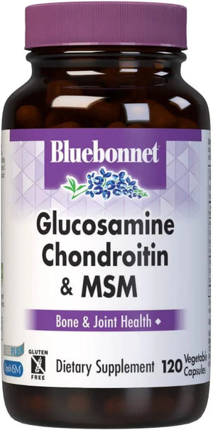 BLUEBONNET NUTRITION - Bluebonnet Nutrition Glucosamine Chondroitin & MSM 120 Capsulas - The Red Vitamin MX - Suplementos Alimenticios - {{ shop.shopifyCountryName }}