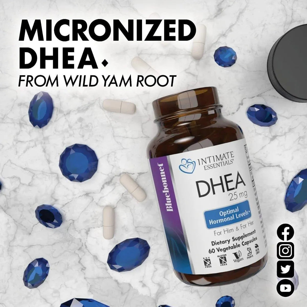 BLUEBONNET NUTRITION - Bluebonnet Nutrition Intimate Essentials DHEA 50Mg. 60 Capsulas - The Red Vitamin MX - Suplementos Alimenticios - {{ shop.shopifyCountryName }}