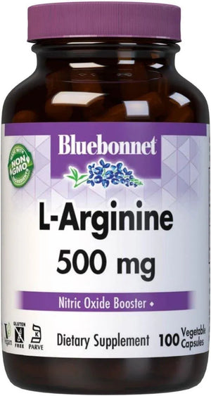 BLUEBONNET NUTRITION - Bluebonnet Nutrition L-Arginine 500Mg. 100 Capsulas - The Red Vitamin MX - Suplementos Alimenticios - {{ shop.shopifyCountryName }}