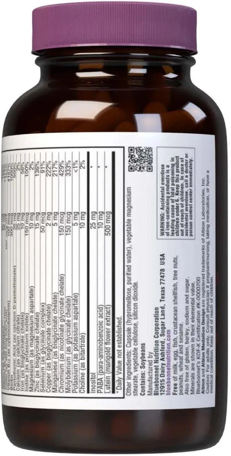 BLUEBONNET NUTRITION - Bluebonnet Nutrition Multi One With Iron 120 Capsulas - The Red Vitamin MX - Suplementos Alimenticios - {{ shop.shopifyCountryName }}