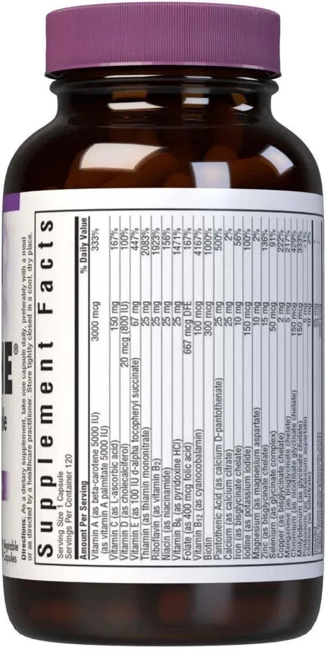 BLUEBONNET NUTRITION - Bluebonnet Nutrition Multi One With Iron 120 Capsulas - The Red Vitamin MX - Suplementos Alimenticios - {{ shop.shopifyCountryName }}