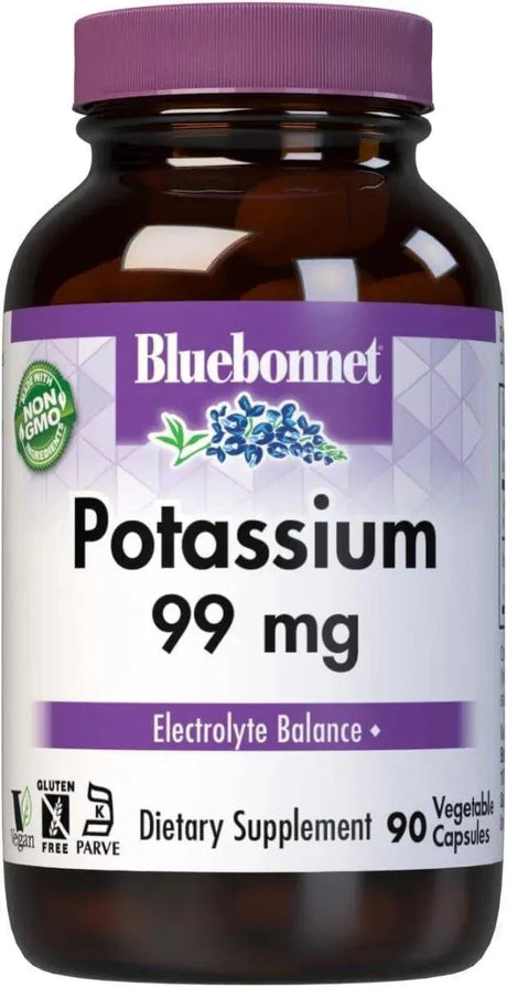 BLUEBONNET NUTRITION - Bluebonnet Nutrition Potassium 99Mg. 90 Capsulas - The Red Vitamin MX - Suplementos Alimenticios - {{ shop.shopifyCountryName }}