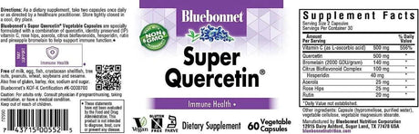 BLUEBONNET NUTRITION - Bluebonnet Nutrition Super Quercetin Vegetable Capsules 60 Capsulas - The Red Vitamin MX - Suplementos Alimenticios - {{ shop.shopifyCountryName }}