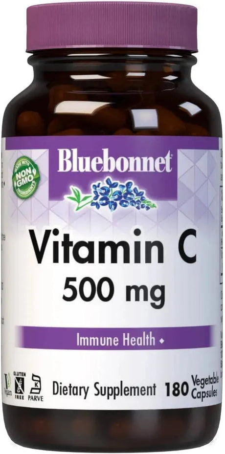 BLUEBONNET NUTRITION - Bluebonnet Nutrition Vitamin C 500Mg. 180 Capsulas - The Red Vitamin MX - Suplementos Alimenticios - {{ shop.shopifyCountryName }}