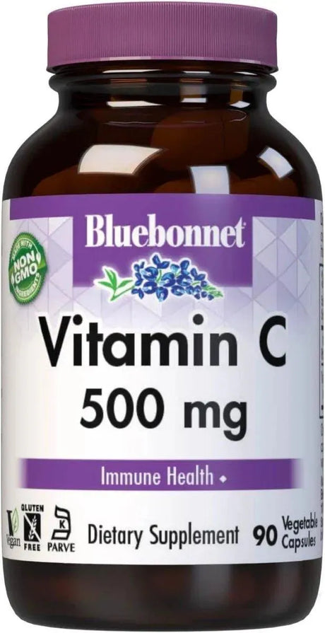 BLUEBONNET NUTRITION - Bluebonnet Nutrition Vitamin C 500Mg. 90 Capsulas - The Red Vitamin MX - Suplementos Alimenticios - {{ shop.shopifyCountryName }}