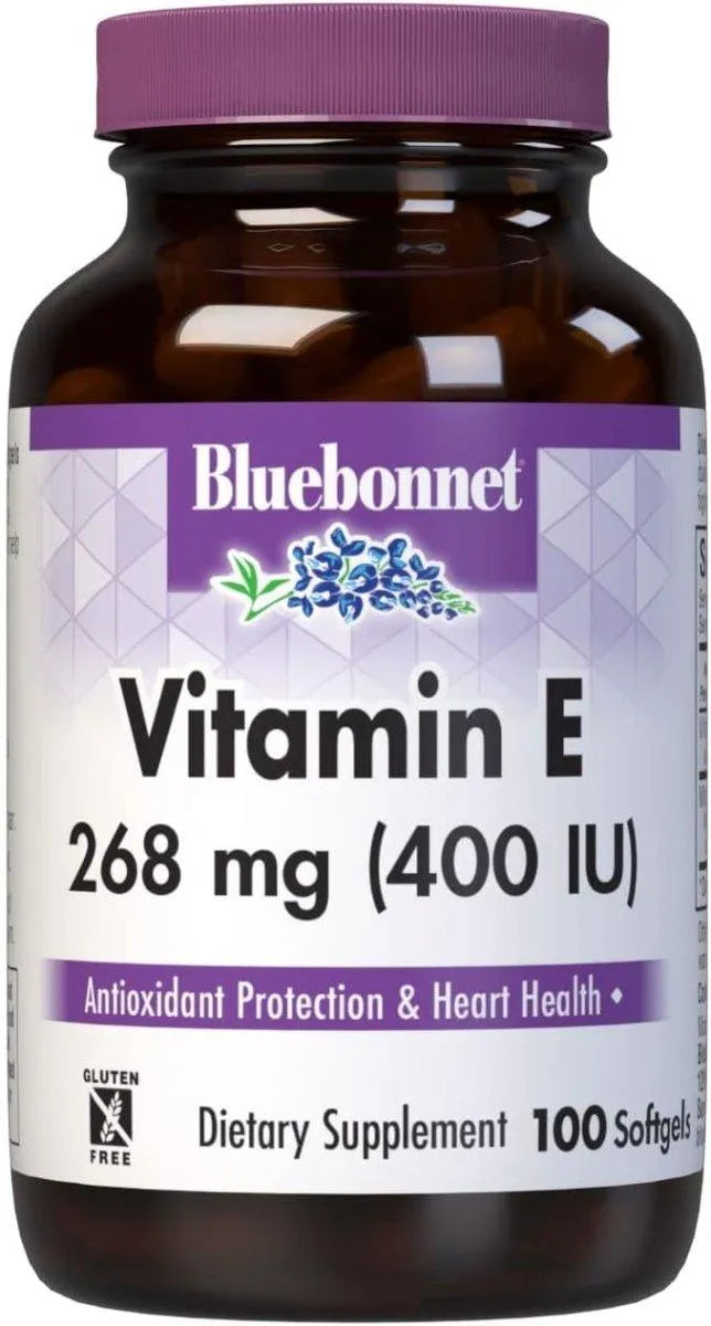 BLUEBONNET NUTRITION - Bluebonnet Nutrition Vitamin E 400 IU 268Mg. 100 Capsulas Blandas - The Red Vitamin MX - Suplementos Alimenticios - {{ shop.shopifyCountryName }}