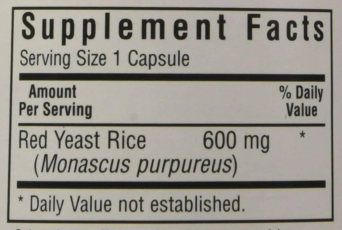 BLUEBONNET NUTRITION - BlueBonnet Red Yeast Rice Supplement 600Mg. 60 Capsulas - The Red Vitamin MX - Suplementos Alimenticios - {{ shop.shopifyCountryName }}