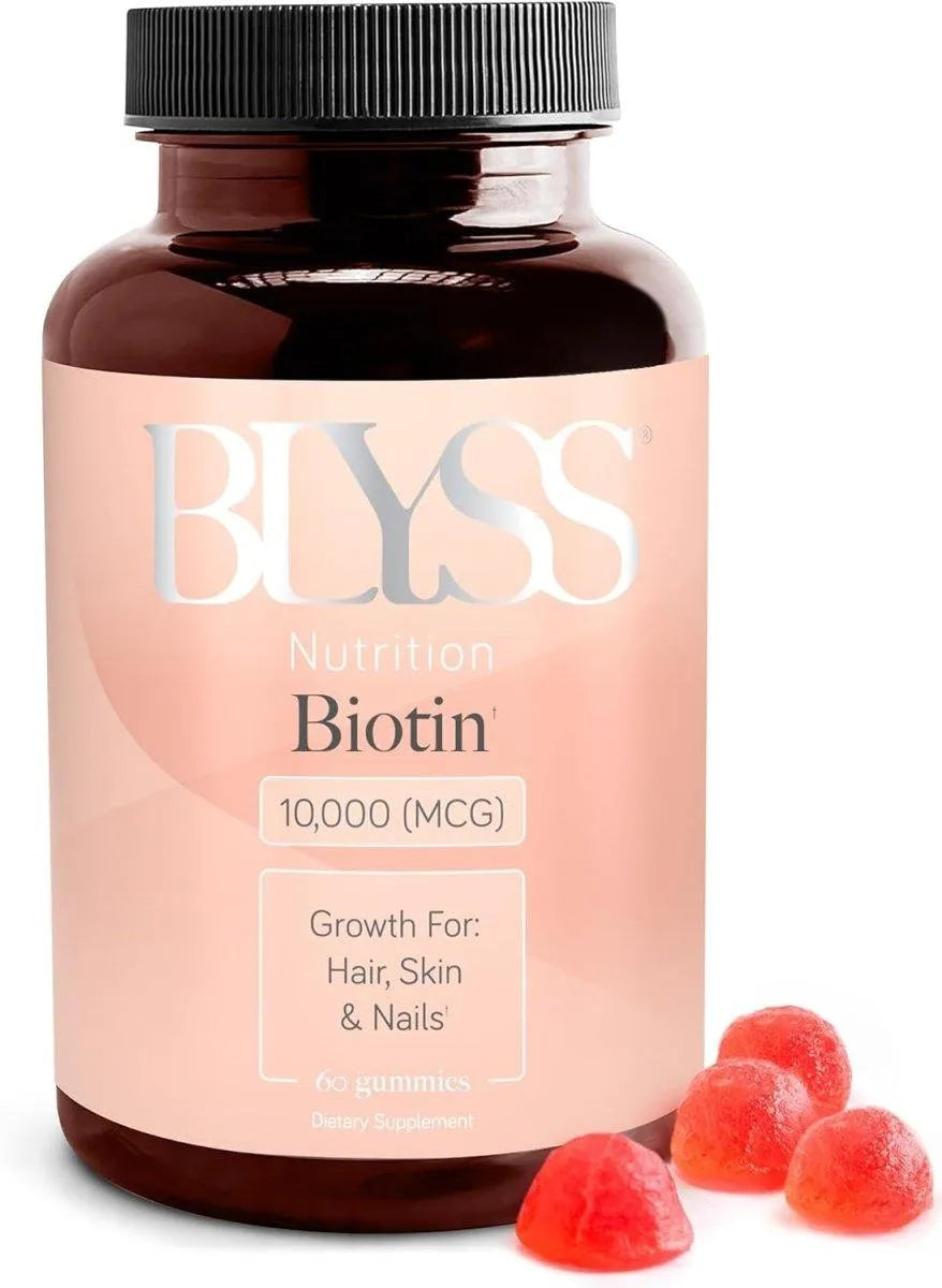 BLYSS NUTRITION - BLYSS Nutrition Biotin 10000mcg Hair Skin & Nails Gummies 60 Gomitas - The Red Vitamin MX - Suplementos Alimenticios - {{ shop.shopifyCountryName }}