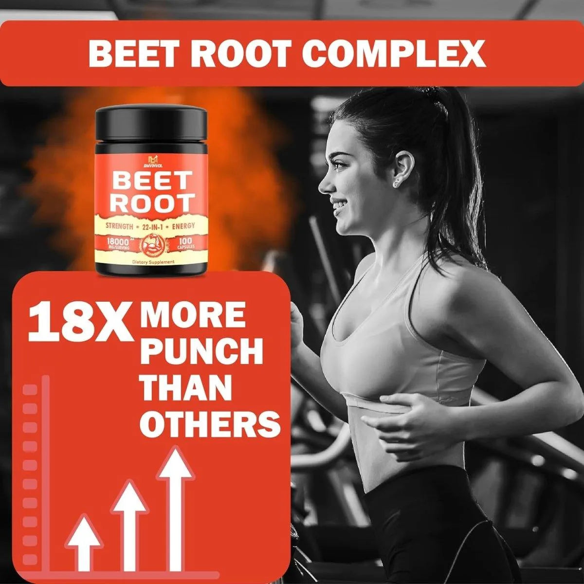 BMVINVOL - BMVINVOL Beet Root 18,000Mg. 100 Capsulas - The Red Vitamin MX - Suplementos Alimenticios - {{ shop.shopifyCountryName }}