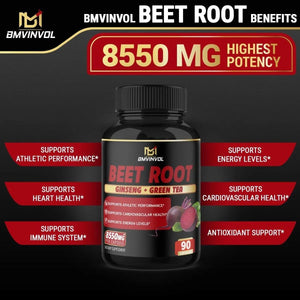 BMVINVOL - BMVINVOL Beet Root Extract Capsules 8550Mg. 90 Capsulas - The Red Vitamin MX - Suplementos Alimenticios - {{ shop.shopifyCountryName }}