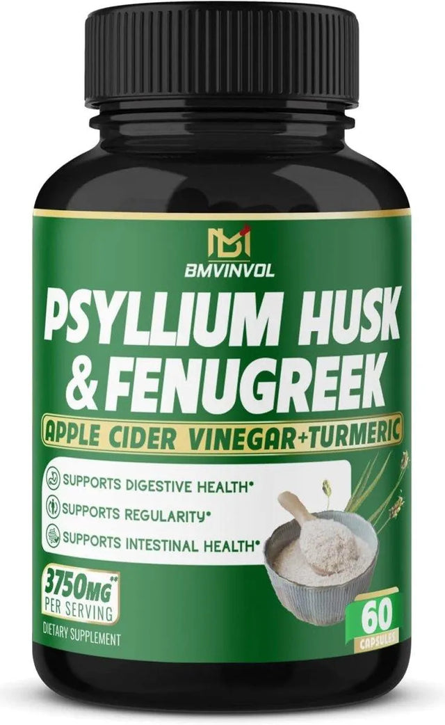 BMVINVOL - BMVINVOL Psyllium Husk 3750Mg. 60 Capsulas - The Red Vitamin MX - Suplementos Alimenticios - {{ shop.shopifyCountryName }}