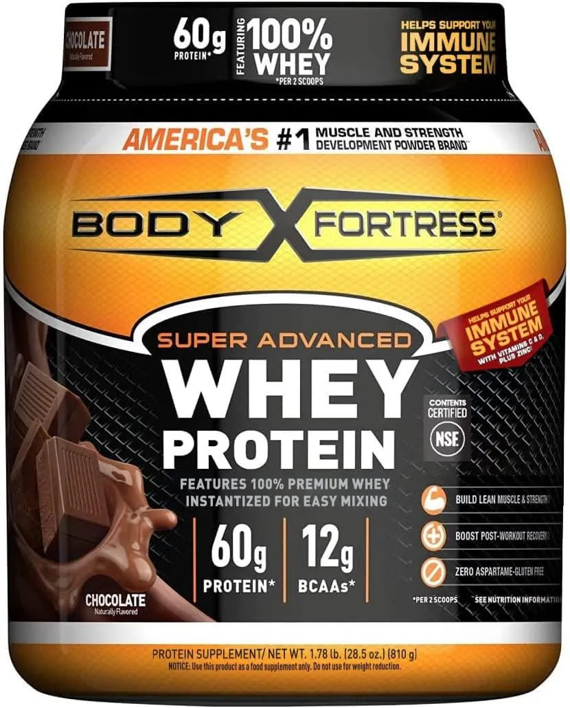 BODY FORTRESS - Body Fortress Super Advanced Whey Protein Powder 1.78Lb. - The Red Vitamin MX - Suplementos Alimenticios - {{ shop.shopifyCountryName }}