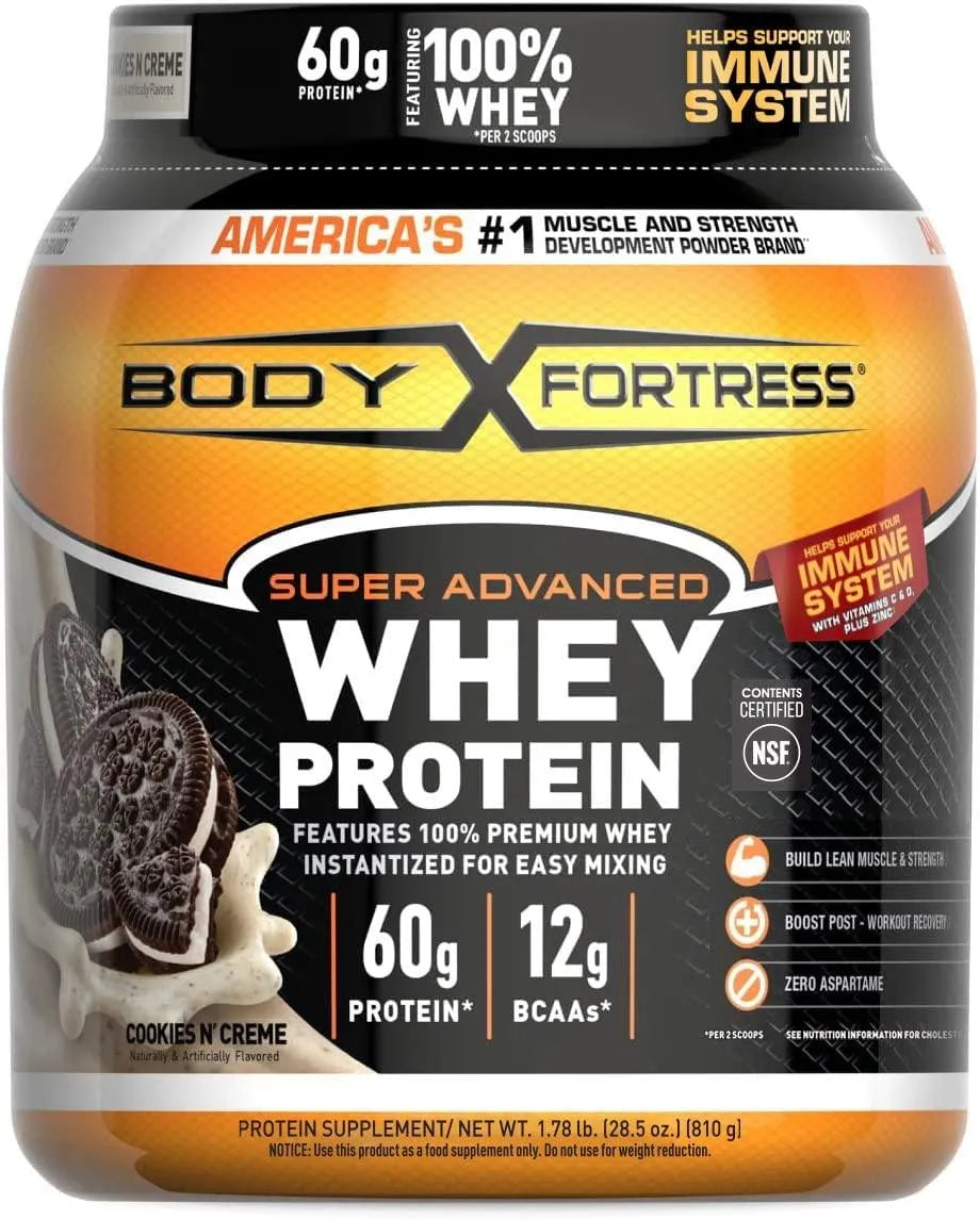 BODY FORTRESS - Body Fortress Super Advanced Whey Protein Powder 1.78Lb. - The Red Vitamin MX - Suplementos Alimenticios - {{ shop.shopifyCountryName }}