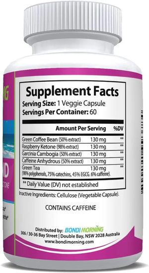 BONDI MORNING - Bondi Morning Garcinia Cambogia Blend 60 Capsulas - The Red Vitamin MX - Suplementos Alimenticios - {{ shop.shopifyCountryName }}