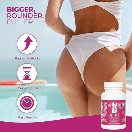 BOOTY MAGIC - Booty Magic Ultra Butt Enhancement 60 Capsulas Suministro Para 2 Meses - The Red Vitamin MX - Suplementos Alimenticios - {{ shop.shopifyCountryName }}