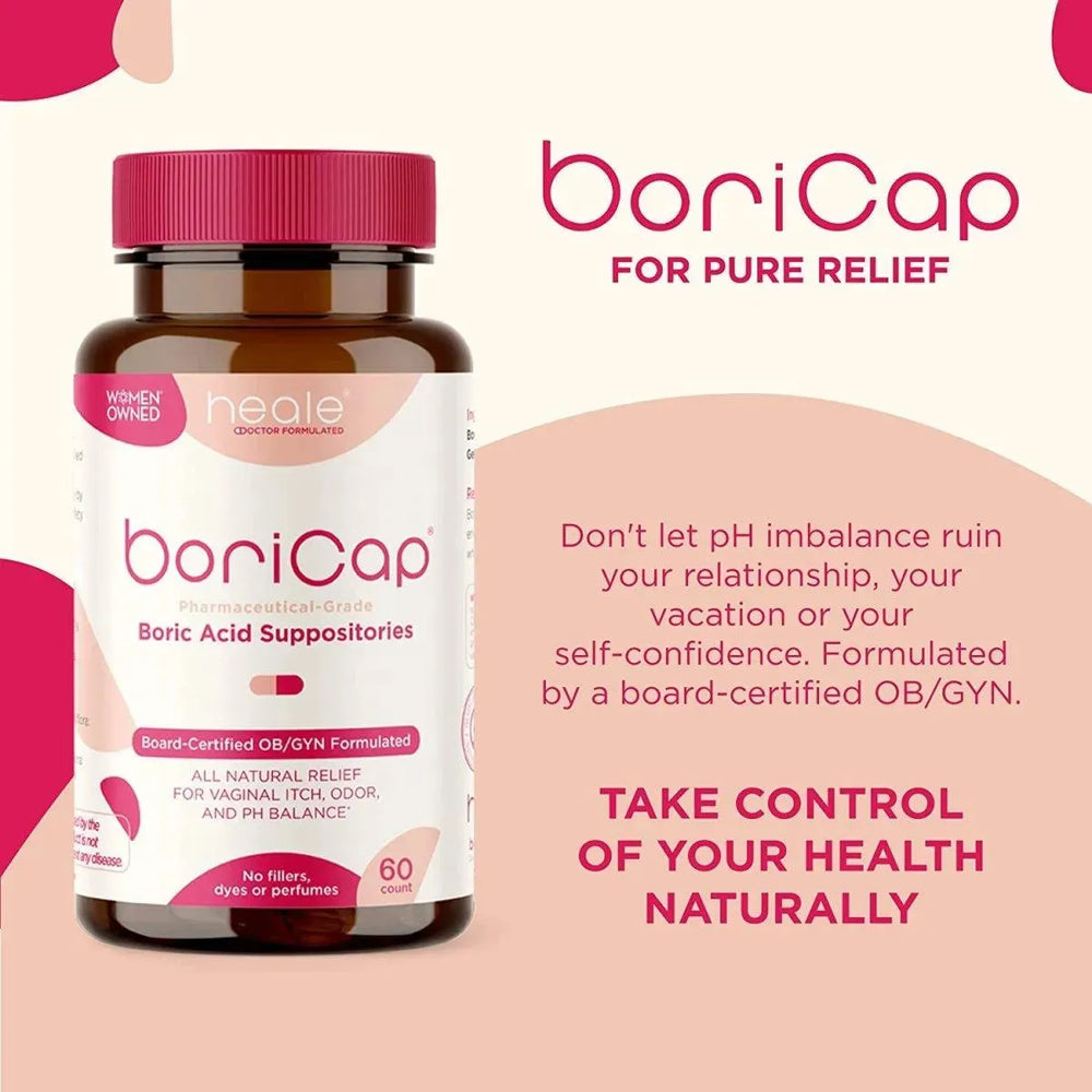 BORICAP - BoriCap Boric Acid Suppositories 600Mg. 60 Supositorios - The Red Vitamin MX - Supositorios De Ácido Bórico - {{ shop.shopifyCountryName }}