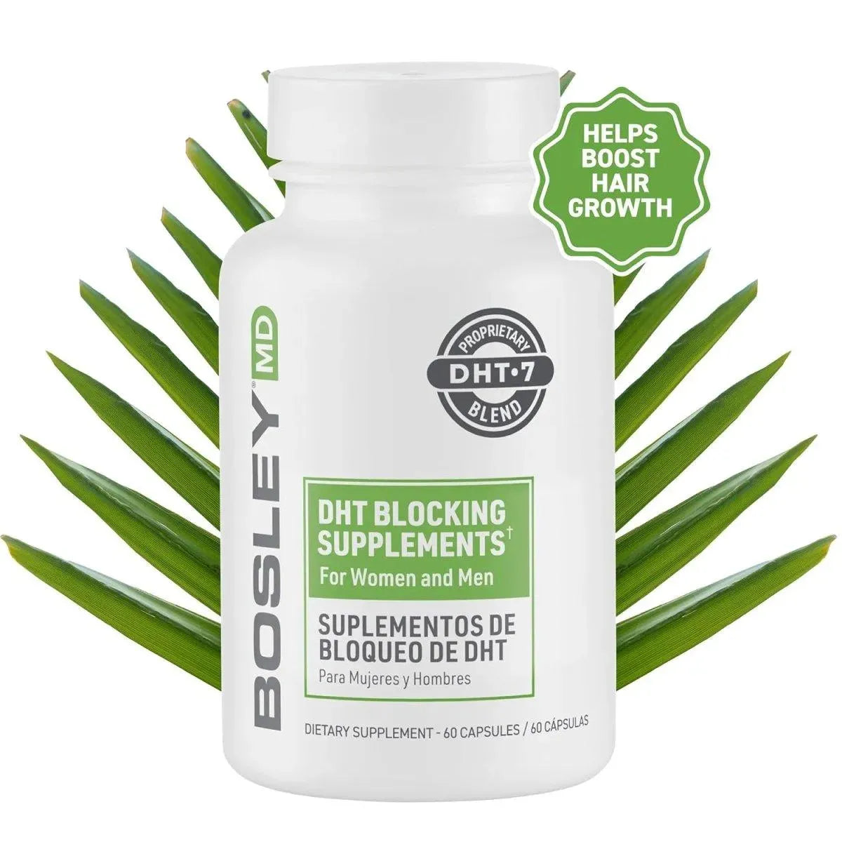 BOSLEYMD - BosleyMD Healthy Hair Growth with DHT Blockers 60 Capsulas - The Red Vitamin MX - Suplementos Alimenticios - {{ shop.shopifyCountryName }}