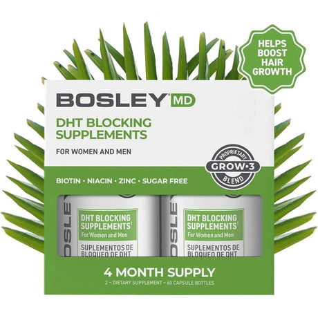 BOSLEYMD - BosleyMD Healthy Hair Growth with DHT Blockers 60 Capsulas - The Red Vitamin MX - Suplementos Alimenticios - {{ shop.shopifyCountryName }}