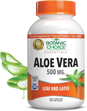 BOTANIC CHOICE - Botanic Choice Premium Natural Aloe Vera 500Mg. 180 Capsulas - The Red Vitamin MX - Suplementos Alimenticios - {{ shop.shopifyCountryName }}