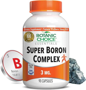 BOTANIC CHOICE - Botanic Choice Super Boron Complex 3 Mg. 90 Capsulas - The Red Vitamin MX - Suplementos Alimenticios - {{ shop.shopifyCountryName }}